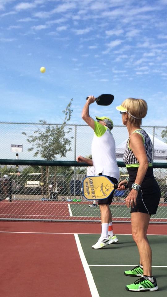 Dennis and Gail Dacey — at Pueblo El Mirage RV & Golf Resort.