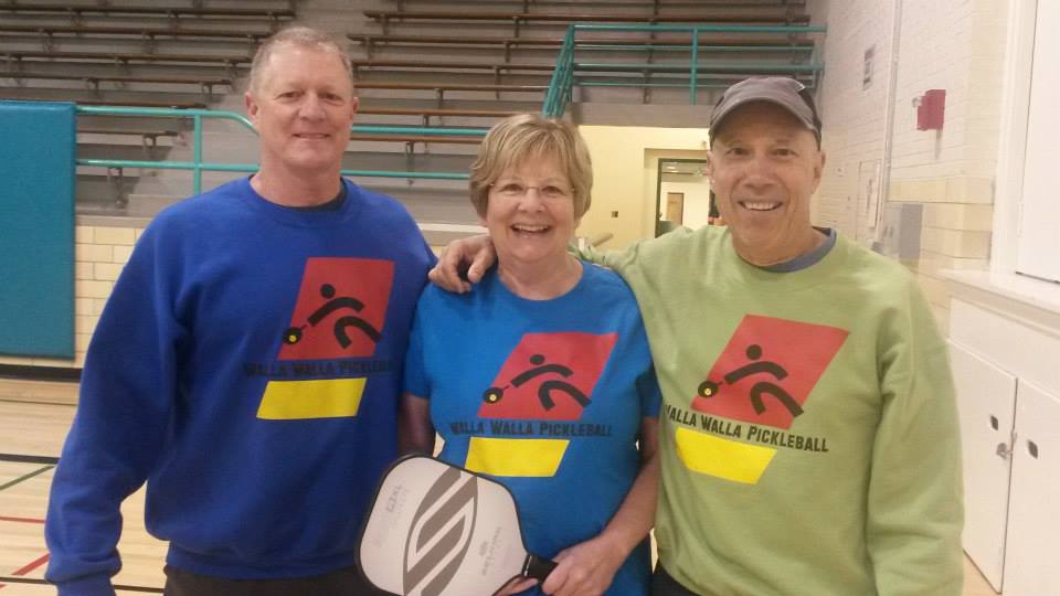  Pickleball Training at the YMCA - Ted Cummings, Susan Anfinson and Dave Gibson