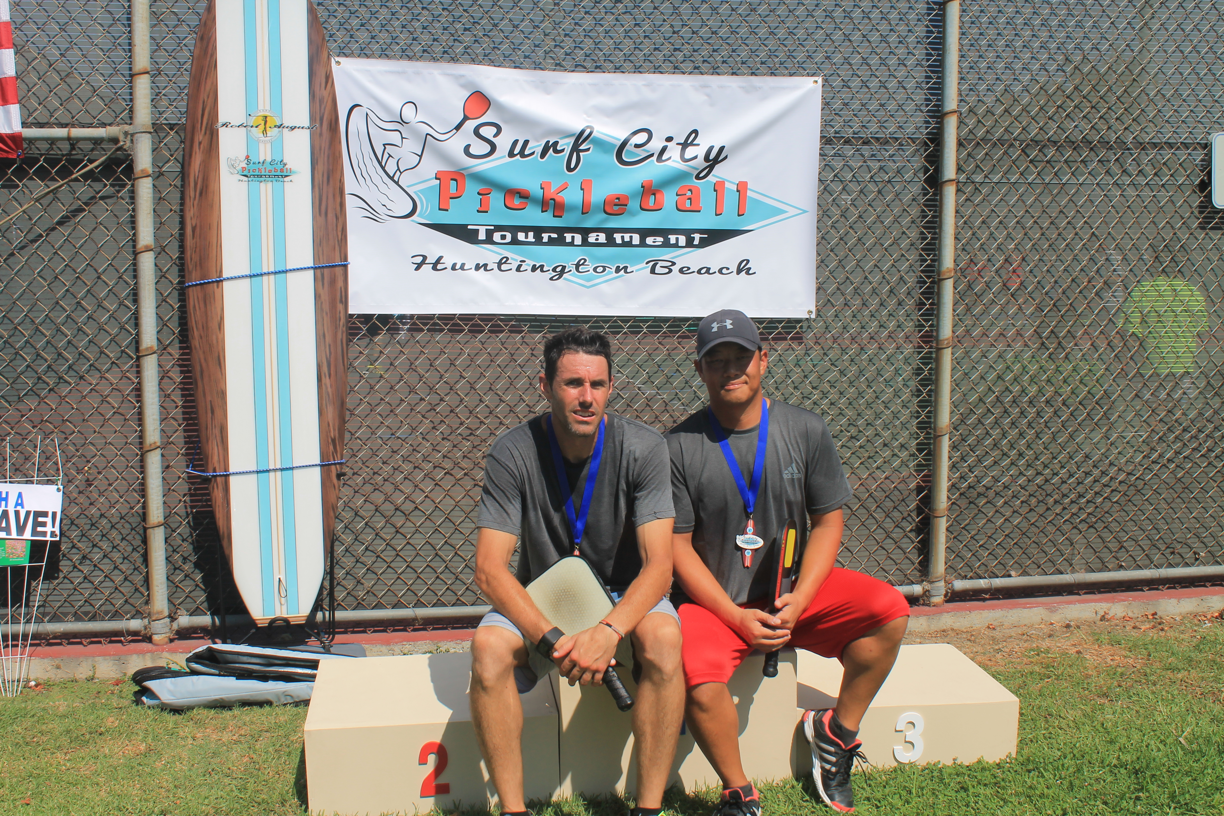 Surf City pickleball medalists