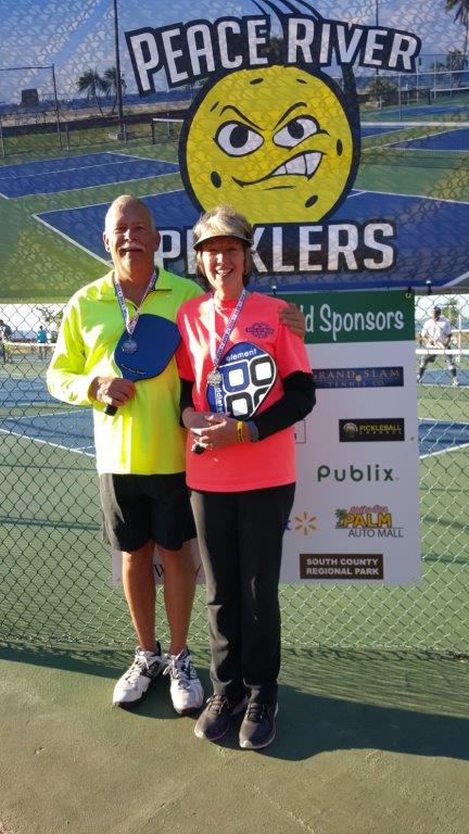 Brian Roderick and Ruth Sennett win second place in Punta Gorda