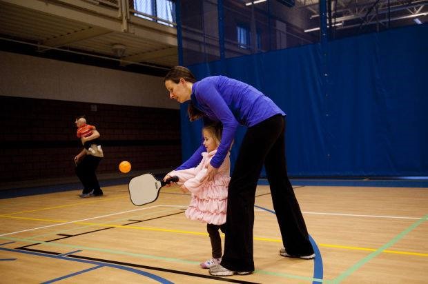 There are health benefits for both children and adults playing pickleball