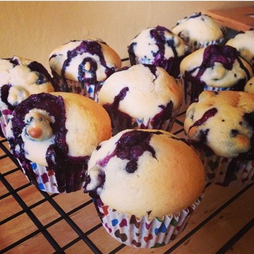 Delicious low-fat muffins