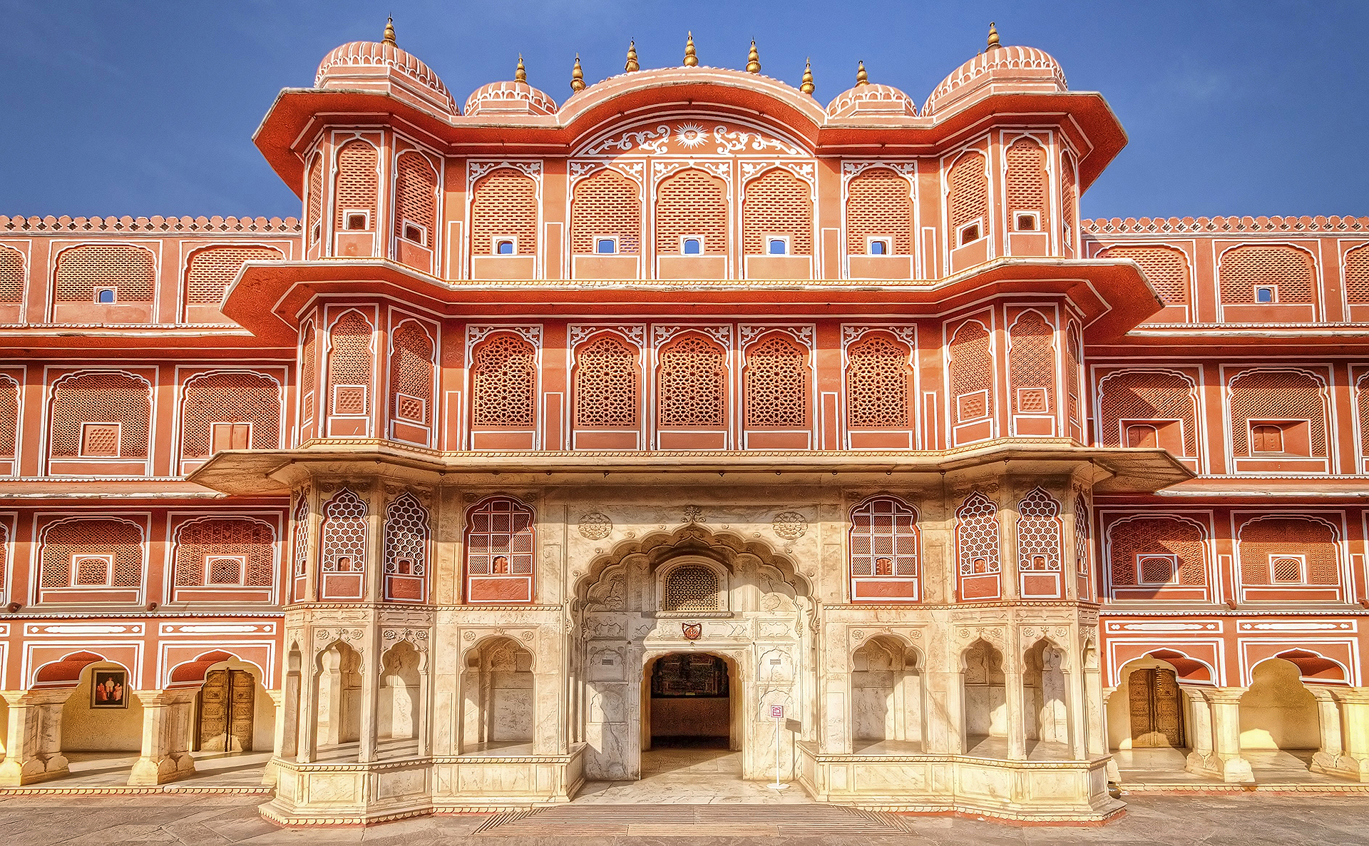 The "Pink City" of Jaipur