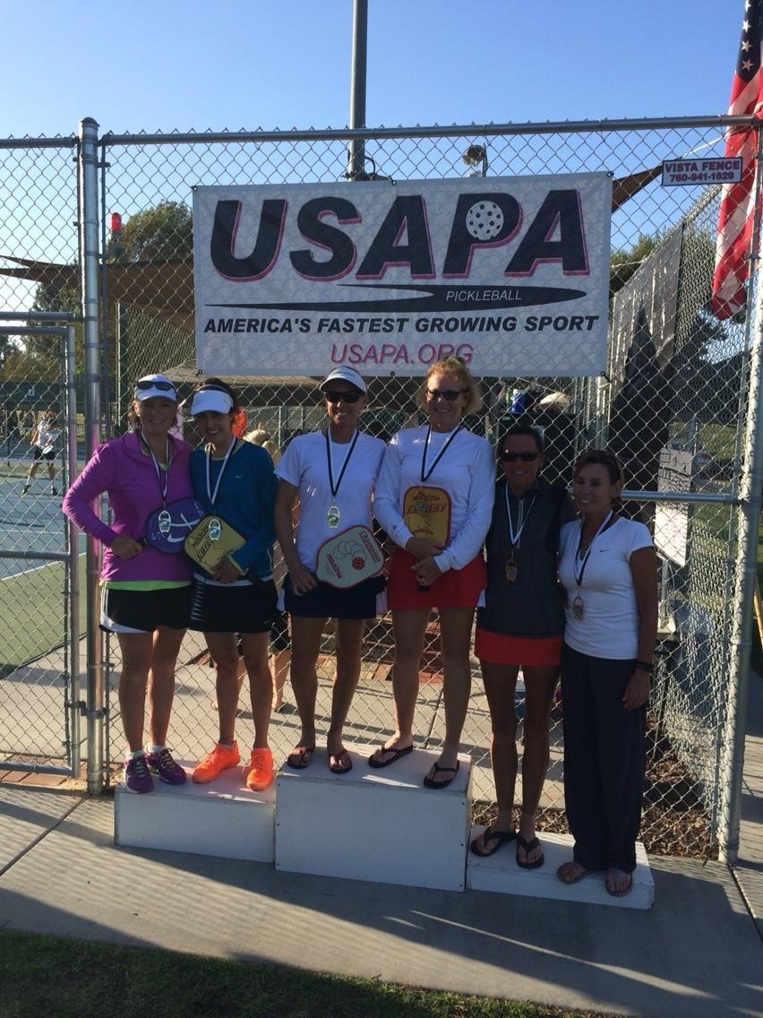 Marsh Koch taking silver at the 2014 Melba Bishop Classic with doubles partner Jessica LeMire.