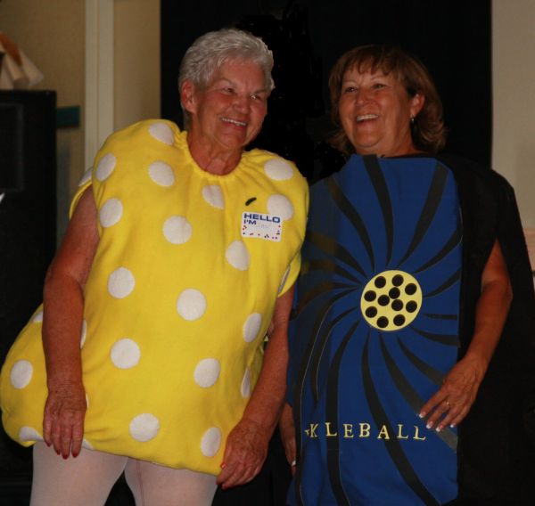 Ms. Paddle and Ms. Pickleball