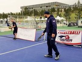 Warrior Games Playing Pickleball